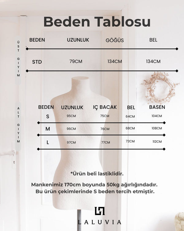 Lacivert Kruvaze Yaka Kimono Pantolon Takım - 2y8629