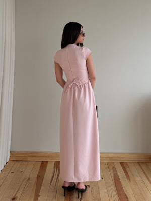 Pembe Pretty Uzun Elbise - 5092
