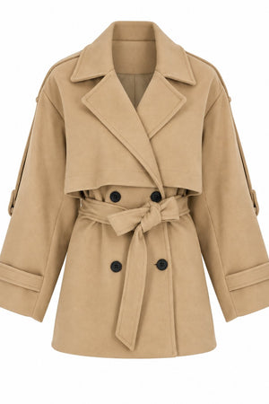 Camel Kaşe Trençkot - 9669