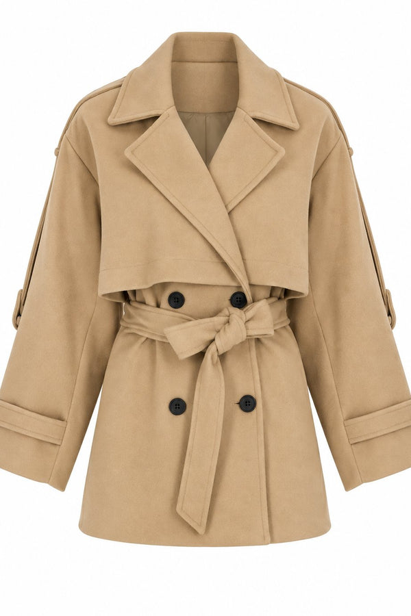Camel Kaşe Trençkot - 9669
