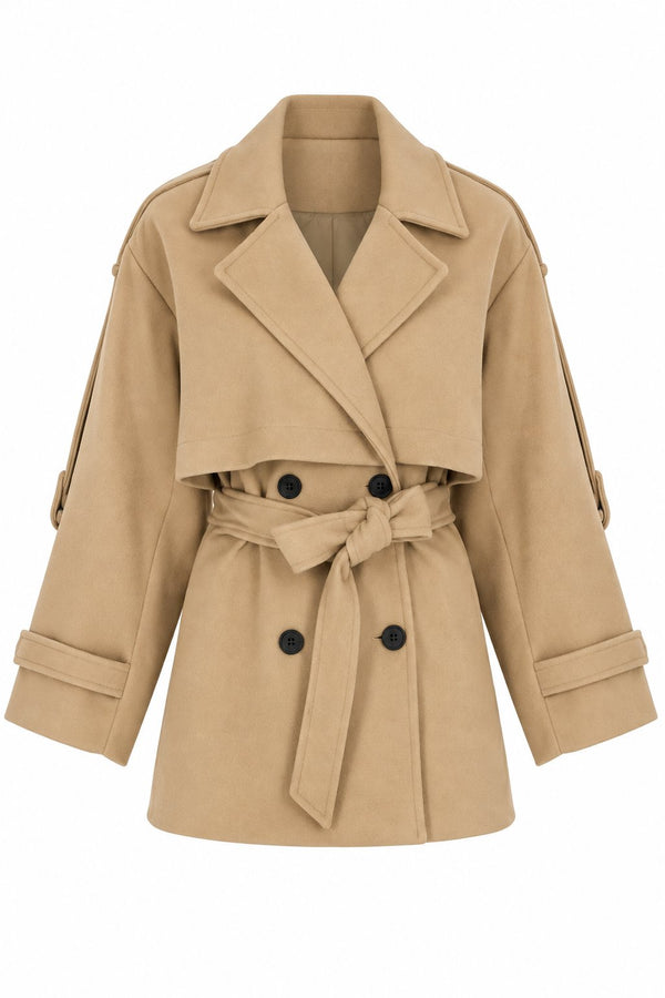 Camel Kaşe Trençkot - 9669