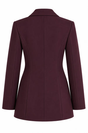 Mürdüm Blazer Ceket - 2y9684