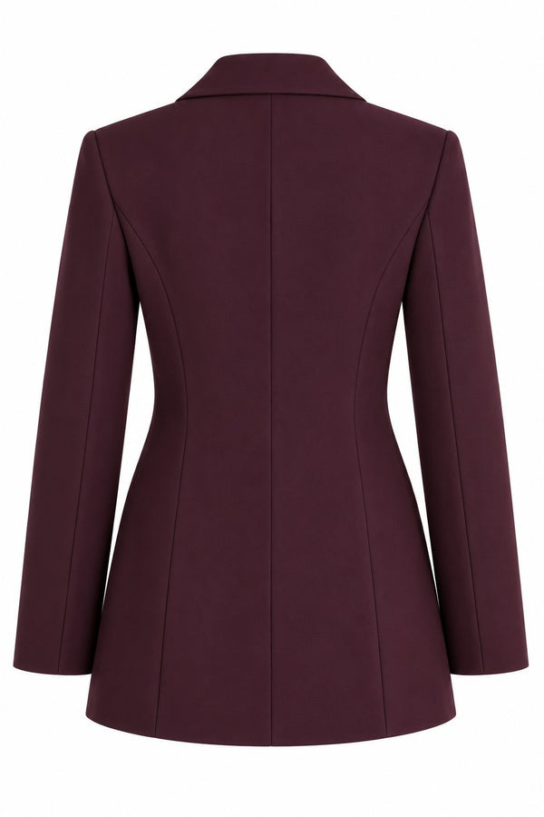 Mürdüm Blazer Ceket - 2y9684
