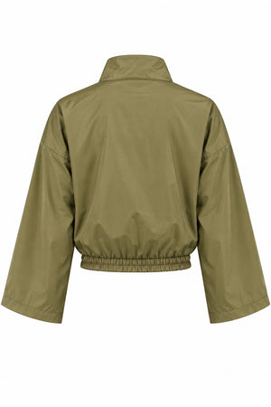 Haki Bomber Saten Ceket - 2y9663 - 51229