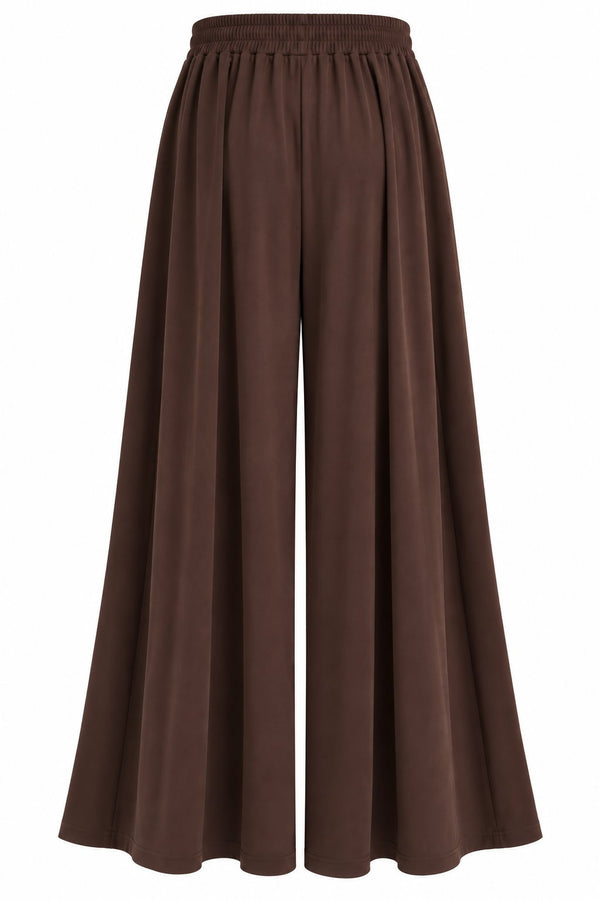 Kahverengi Beli Lastikli Modal Pantolon - 3322