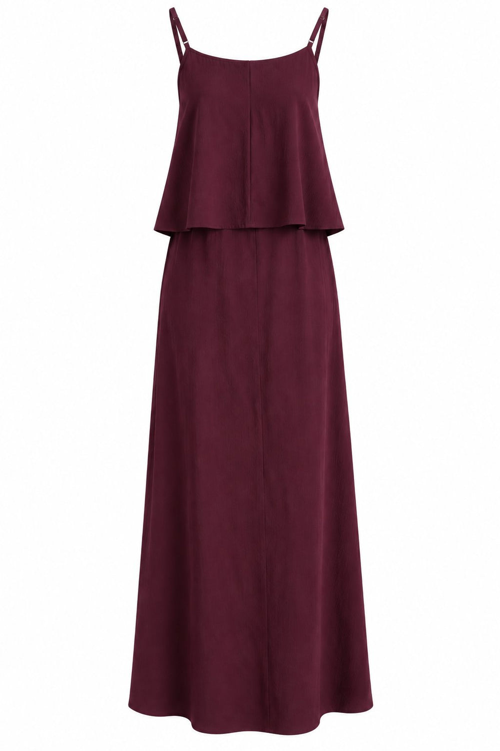 Bordo Askılı Bluz Etek Takım - 2y51165