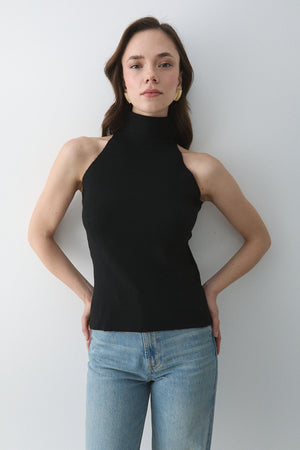 Siyah Boğazlı Atlet - 251004