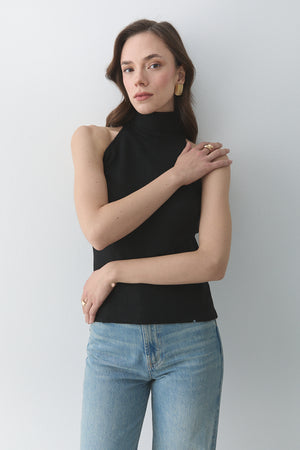 Siyah Boğazlı Atlet - 251004