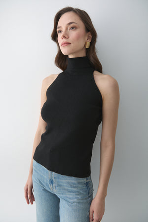 Siyah Boğazlı Atlet - 251004