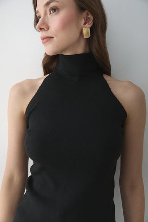 Siyah Boğazlı Atlet - 251004