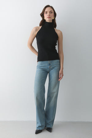 Siyah Boğazlı Atlet - 251004