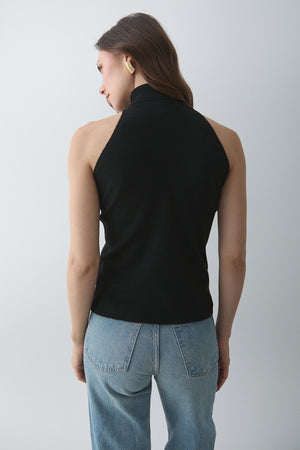 Siyah Boğazlı Atlet - 251004