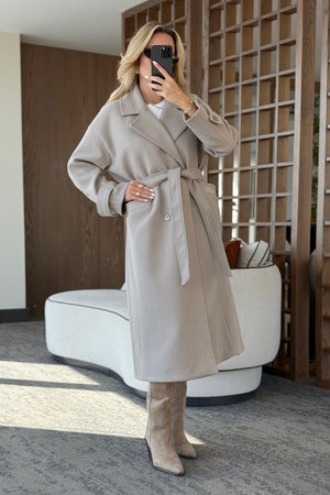 Vizon New Tokyo Uzun Kaşe Kaban - 408021