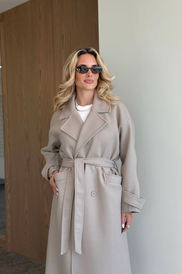 Vizon New Tokyo Uzun Kaşe Kaban - 408021