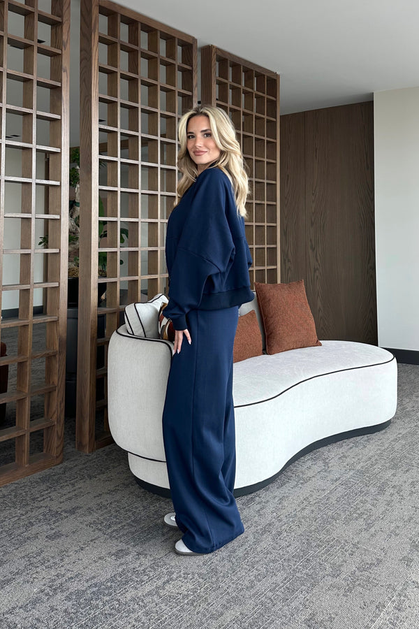 Lacivert Nora Eşofman Takımı - 8001