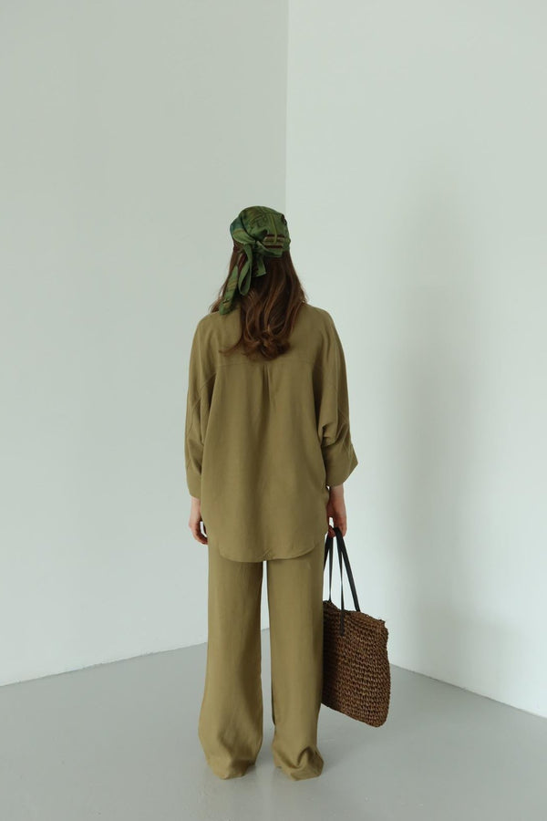 Haki Lirio Gömlek Pantolon Takım