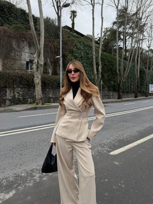 Taş 4 Yan Düğmeli Ceket Pantolon Takım - 202602