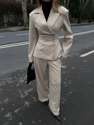 Taş 4 Yan Düğmeli Ceket Pantolon Takım - 202602