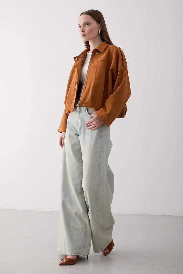 Taba Clara Süet Ceket - 2929