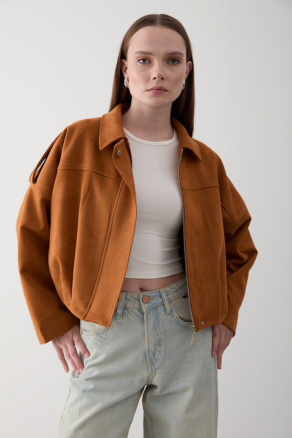 Taba Clara Süet Ceket - 2929