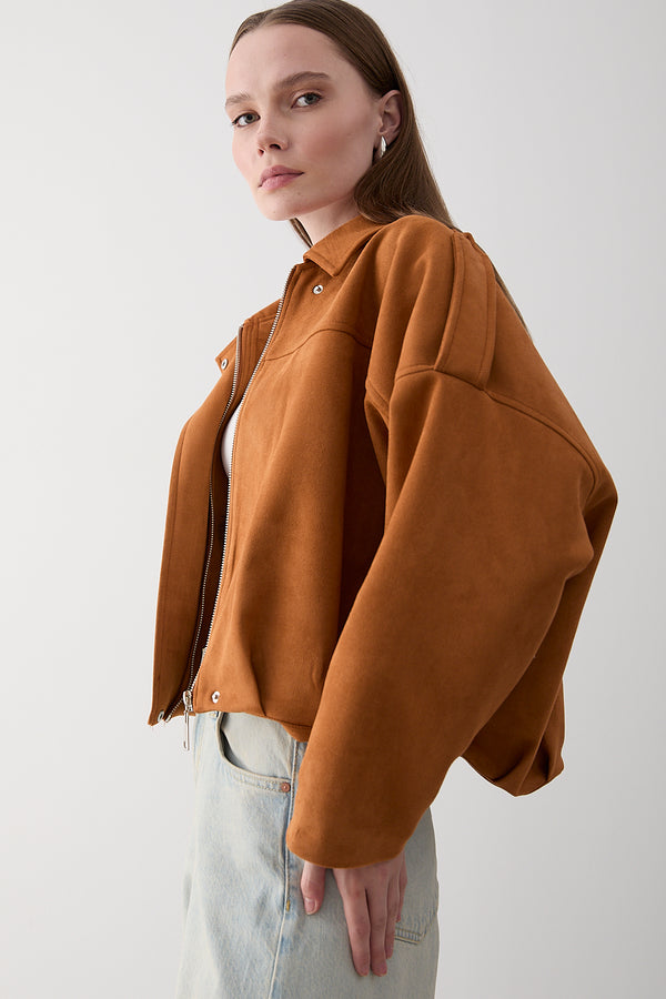 Taba Clara Süet Ceket - 2929