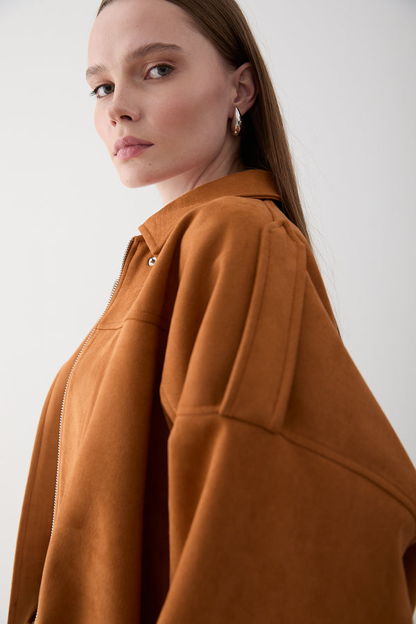 Taba Clara Süet Ceket - 2929