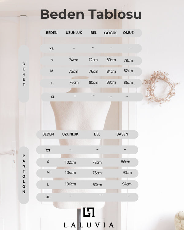 Siyah Hakim Yaka Ceket Pantolon Takım - 7100