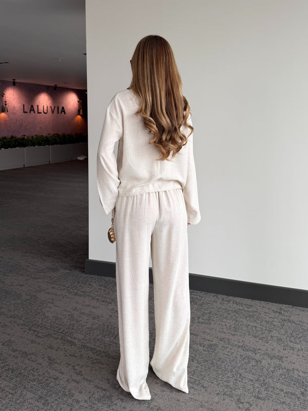 Taş Mermaid Bluz Pantolon Takım - 8760