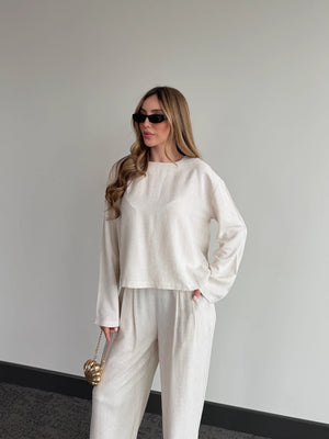Taş Mermaid Bluz Pantolon Takım - 8760