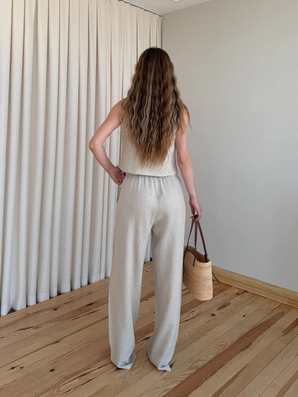 Natural Selva %100 Pamuk Yelek Pantolon Takım - 8486