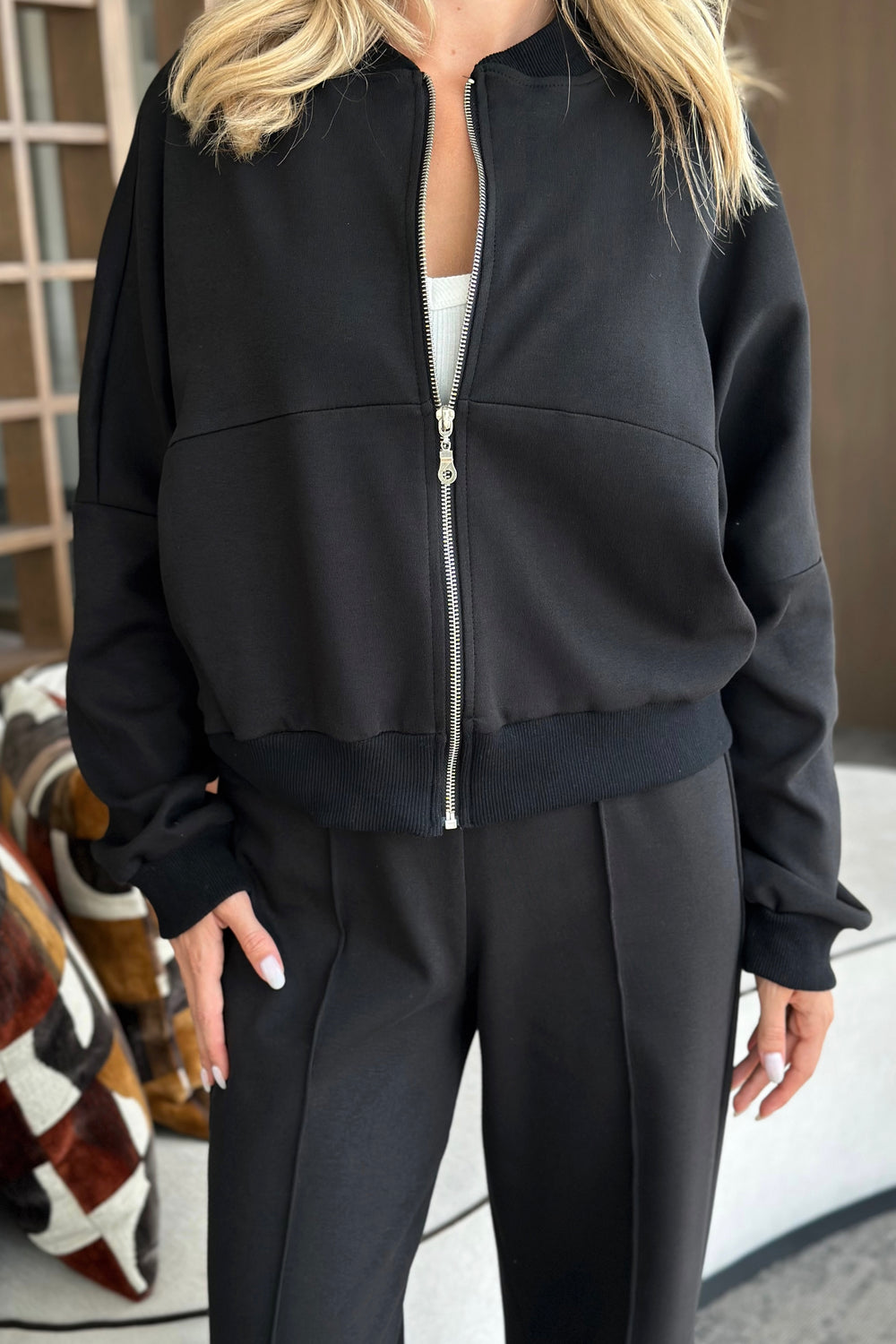 Siyah Nora Eşofman Takımı - 8001