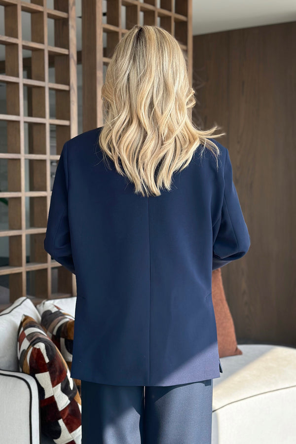 Lacivert Washington Blazer Ceket - 7318