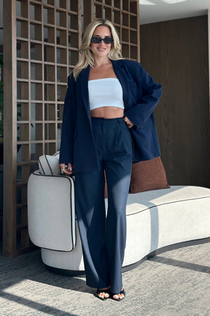 Lacivert Washington Blazer Ceket - 7318