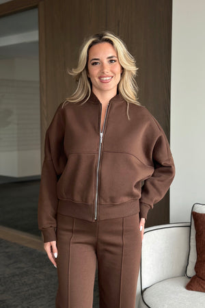 Kahverengi Nora Eşofman Takımı - 8001