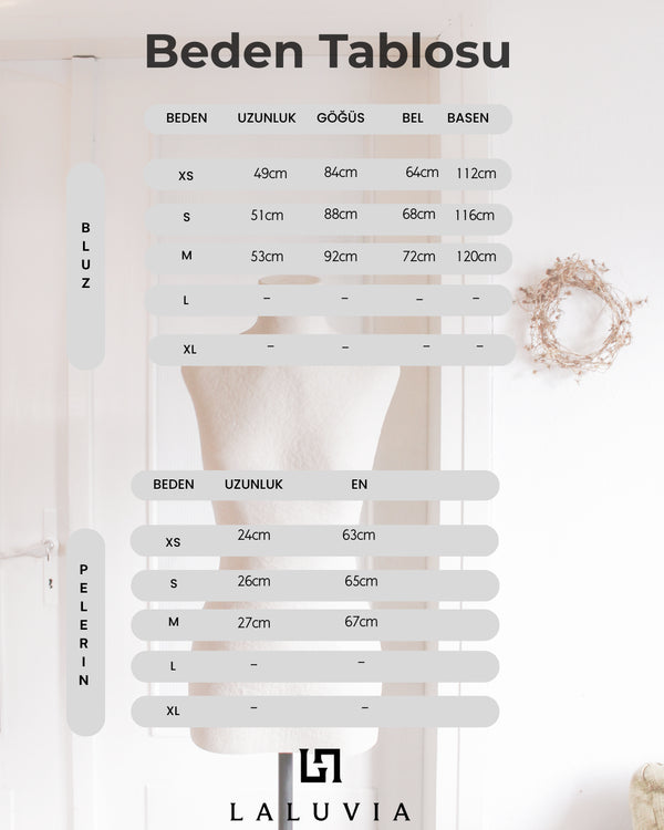 Pembe Pelerinli Straplez Bluz - 1101