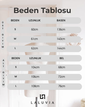 Kahverengi Omuz Drapeli Saten Bluz Etek Takım - 8005