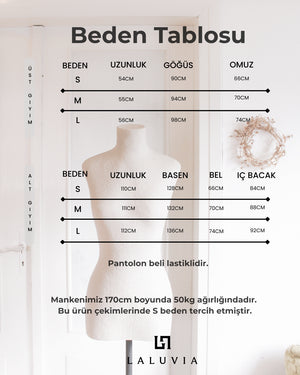 Beyaz Selva %100 Pamuk Yelek Pantolon Takım - 8486