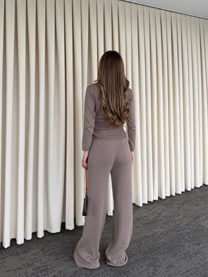 Vizon Dantelli İkili Triko Takım - 2602