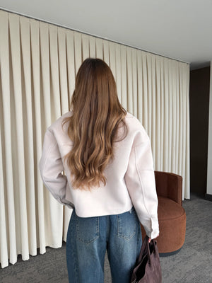 Taş Fermuarlı Süet Ceket - 00664