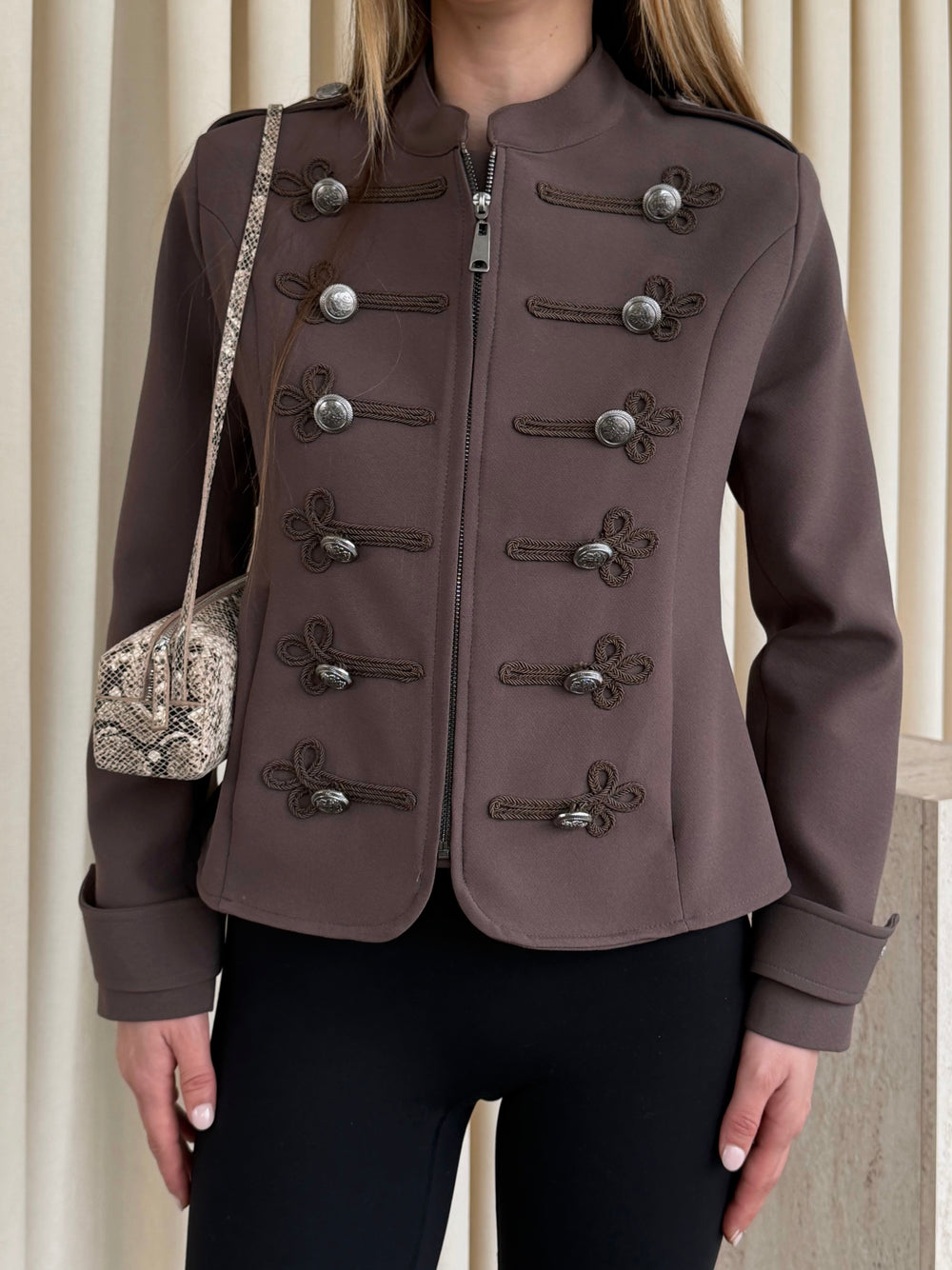 Kahverengi Napolyon Blazer Ceket - 9729