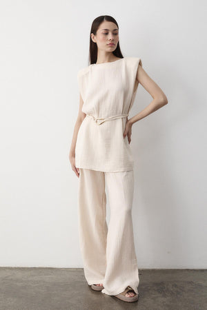 Taş Aksesuar Detaylı İkili Takım