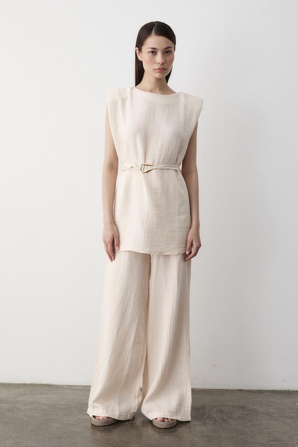 Taş Aksesuar Detaylı İkili Takım