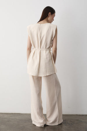 Taş Aksesuar Detaylı İkili Takım