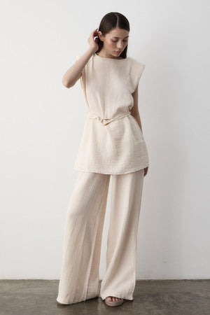 Taş Aksesuar Detaylı İkili Takım