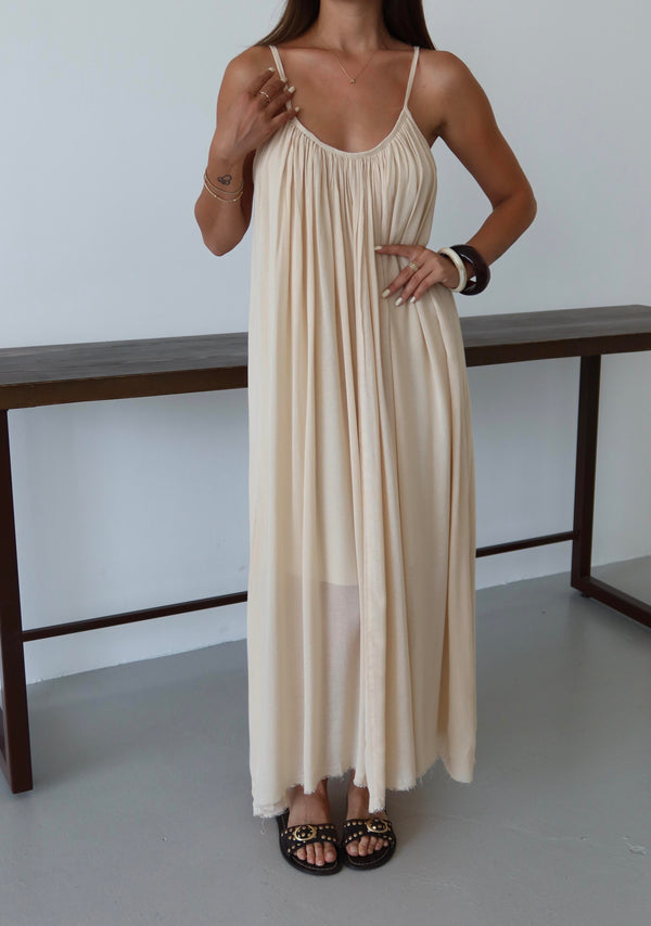 Taş Askılı Rahat Kesim Elbise