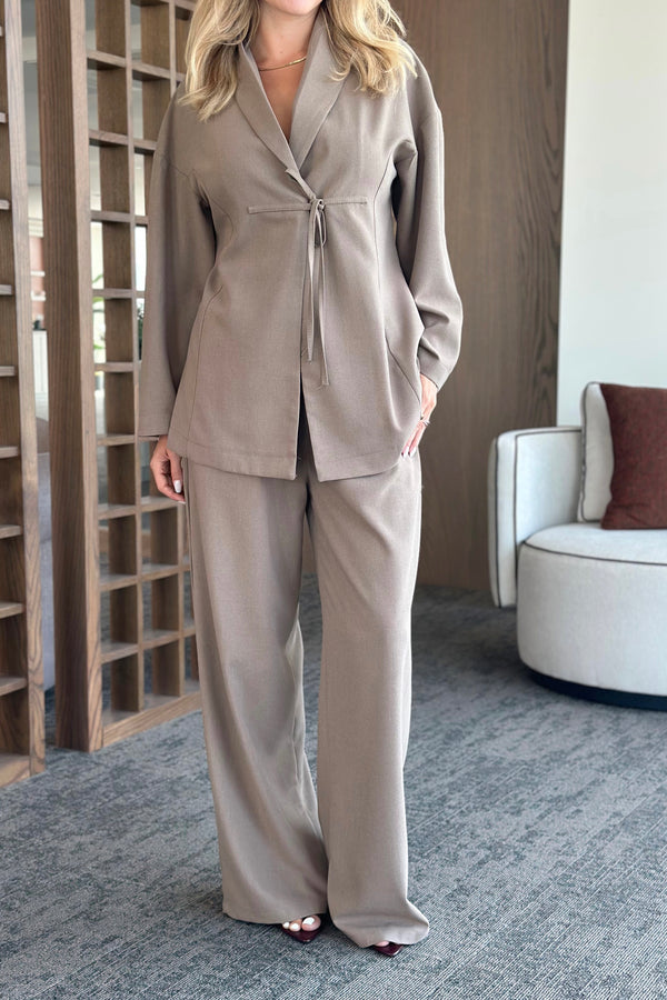 Vizon Bluz Pantolon Takım - 8767